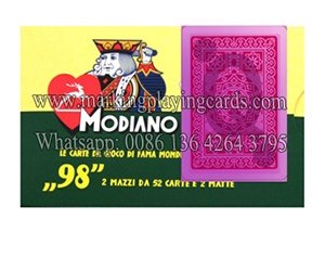 Modiano invisible marked decks