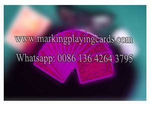 Invisible ink marked decks